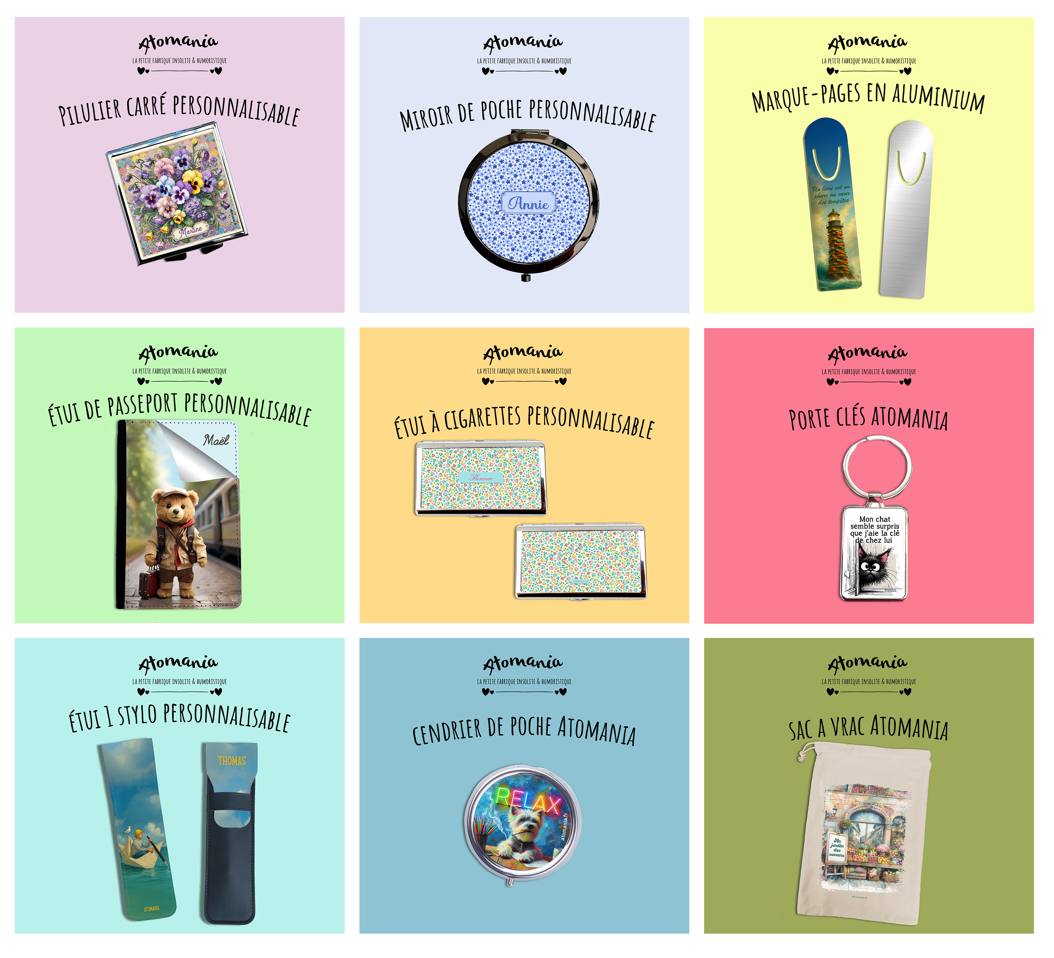 🎁 10 Idées Cadeaux de Noël Uniques et Personnalisés – Spécialement sélectionnées chez Atomania